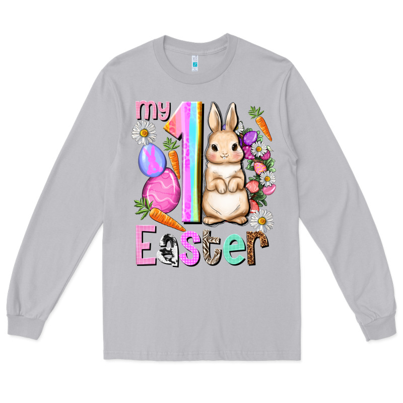 My First Easter Girl Easter Day Long Sleeve Tee by HowdyJamesFarm | Teevron