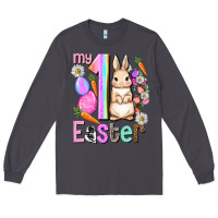 Smoke My first Easter Girl Easter Day Long Sleeve Tee - HowdyJamesFarm