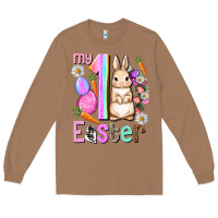 Toasted Coconut My first Easter Girl Easter Day Long Sleeve Tee - HowdyJamesFarm