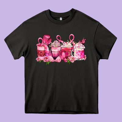 Cancer Coffee Cups Heavy Core Tee Designed By Lillyallendesigns