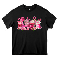 Black cancer coffee cups Heavy Core Tee - LillyAllenDesigns