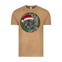 Vintage Camel Frenchie Christmas Vintage Tee - RanaPortraitStore