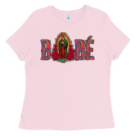 Bubblegum Pink Bebe our lady of guadalupe Ladies Tee - Bettercallsaul