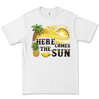 White here comes the sun Premium Tee - BarkalooDesign