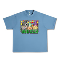 Pebble Blue soccer gnomies Urban Heavy Tee - HowdyJamesFarm