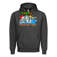Charcoal Heather family 2024 christmas cruise Zipper Hoodie - CowhideDigitalArt