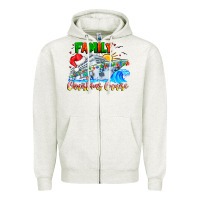 Oatmeal Heather family 2024 christmas cruise Zipper Hoodie - CowhideDigitalArt