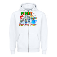 White family 2024 christmas cruise Zipper Hoodie - CowhideDigitalArt