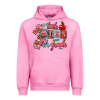 Fuchsia Pink little miss 3 rh   grade Urban Hoodie - AdoDesignShop