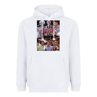 White The 'Burbs Horror Movie Halloween Heavyweight Hoodie - minhPixels