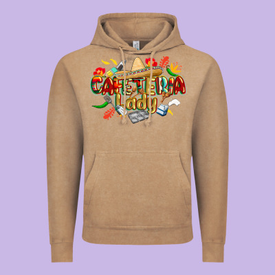 Cinco De Mayo Cafeteria Lady Vintage Hoodie Designed By Cowgirlartshop