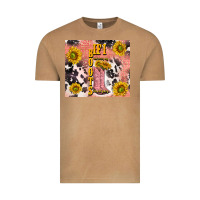 Vintage Camel cowgirl boots sunflower Vintage Tee - TumblerDesignByShophia