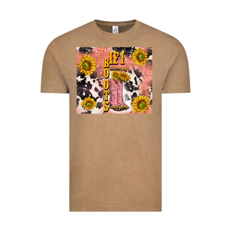 Cowgirl Boots Sunflower Vintage Tee by TumblerDesignByShophia | Teevron