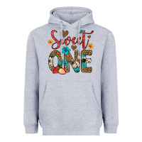 Heather Grey sweet one strawberry Heavyweight Hoodie - Artiststas