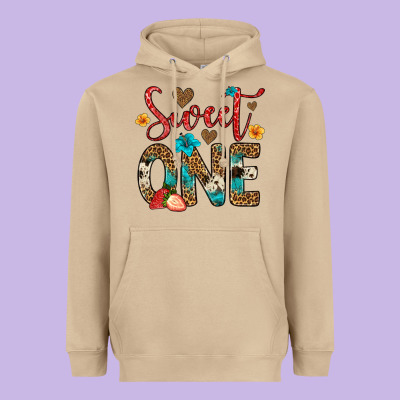 Sweet One Strawberry Heavyweight Hoodie Designed By Artiststas