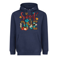 Navy sweet one strawberry Heavyweight Hoodie - Artiststas