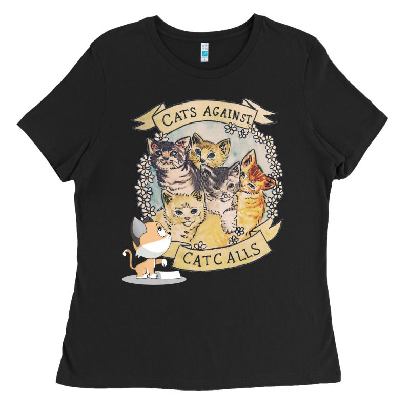 Cats Against Cat Calls Ladies Tee by Bettercallsaul | Teevron