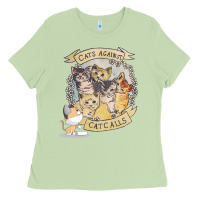 Matcha Cats Against Cat Calls Ladies Tee - Bettercallsaul