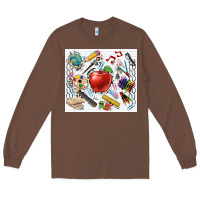 Chestnut school elements tumbler Long Sleeve Tee - CowGirlArtShop