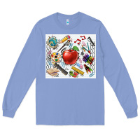 Colony Blue school elements tumbler Long Sleeve Tee - CowGirlArtShop