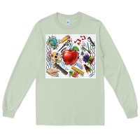 Matcha school elements tumbler Long Sleeve Tee - CowGirlArtShop
