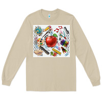 Mushroom school elements tumbler Long Sleeve Tee - CowGirlArtShop