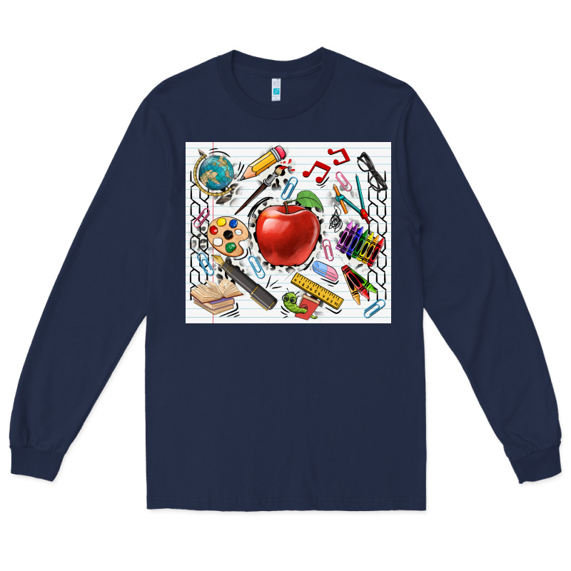 School Elements Tumbler Long Sleeve Tee by CowGirlArtShop | Teevron