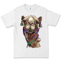 White tie dye camel Premium Tee - BarkalooDesign