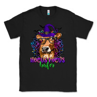 Black Hocus Pocus Heifer with Cow and Halloween Classic Tee - texasbilliewilder