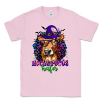 Bubblegum Pink Hocus Pocus Heifer with Cow and Halloween Classic Tee - texasbilliewilder