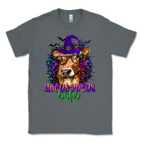 Charcoal Heather Hocus Pocus Heifer with Cow and Halloween Classic Tee - texasbilliewilder