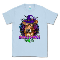 Dusty Blue Hocus Pocus Heifer with Cow and Halloween Classic Tee - texasbilliewilder