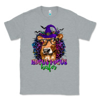 Heather Grey Hocus Pocus Heifer with Cow and Halloween Classic Tee - texasbilliewilder