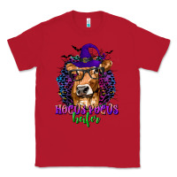 Red Hocus Pocus Heifer with Cow and Halloween Classic Tee - texasbilliewilder