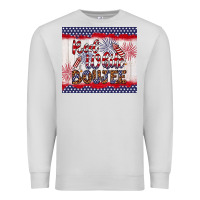 Dove Grey red white boujee Premium Sweatshirt - Artiststas