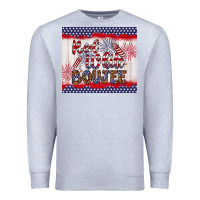 Heather Grey red white boujee Premium Sweatshirt - Artiststas