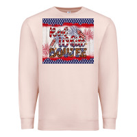 Pale Pink red white boujee Premium Sweatshirt - Artiststas