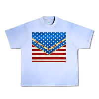 Grape Ice glitter american flag Urban Heavy Tee - TumblerDesignByShophia