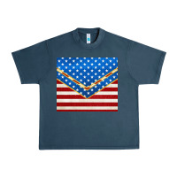 Midnight Navy glitter american flag Urban Heavy Tee - TumblerDesignByShophia