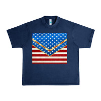 Navy glitter american flag Urban Heavy Tee - TumblerDesignByShophia