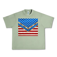 Oil Green glitter american flag Urban Heavy Tee - TumblerDesignByShophia