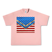 Salmon glitter american flag Urban Heavy Tee - TumblerDesignByShophia