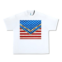 White glitter american flag Urban Heavy Tee - TumblerDesignByShophia