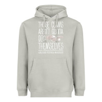 Moon Dust Clam Diggers Funny Quote Gift Long Beach Peninsula Heavyweight Hoodie - minhPixels