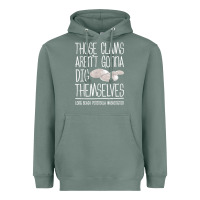 Sage Clam Diggers Funny Quote Gift Long Beach Peninsula Heavyweight Hoodie - minhPixels