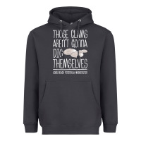 Smoke Clam Diggers Funny Quote Gift Long Beach Peninsula Heavyweight Hoodie - minhPixels