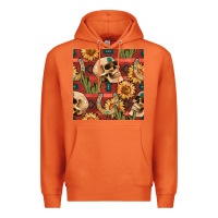 Carrot western skull aztec seamless pattern Premium Hoodie - BundleAndBundleShop