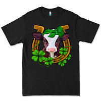 Black lucky horseshoe 4 leaf clover baby calf Premium Tee - Jasminsmagicworld