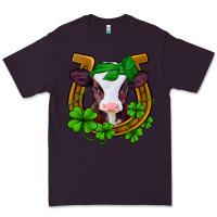 Plum lucky horseshoe 4 leaf clover baby calf Premium Tee - Jasminsmagicworld