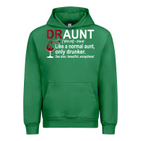 Emerald Funny Drunk Aunt Definition DRAUNT Gift For Auntie Urban Hoodie - minhPixels
